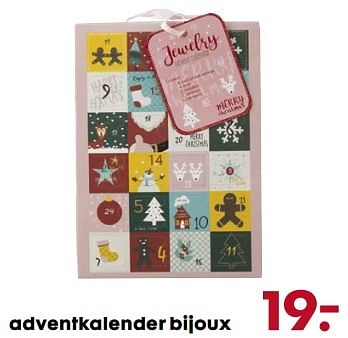 Aanbiedingen Adventkalender bijoux - Huismerk - Hema - Geldig van 06/11/2017 tot 05/12/2017 bij Hema