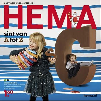 Aanbiedingen Chocoladeletter - Huismerk - Hema - Geldig van 06/11/2017 tot 05/12/2017 bij Hema