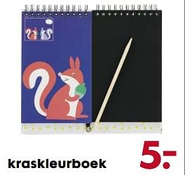 Aanbiedingen Kraskleurboek - Huismerk - Hema - Geldig van 06/11/2017 tot 05/12/2017 bij Hema