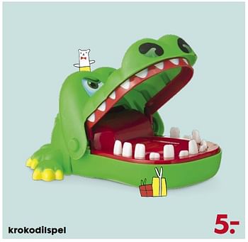 Aanbiedingen Krokodilspel - Huismerk - Hema - Geldig van 06/11/2017 tot 05/12/2017 bij Hema