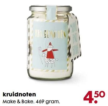 Aanbiedingen Kruidnoten make + bake - Huismerk - Hema - Geldig van 06/11/2017 tot 05/12/2017 bij Hema
