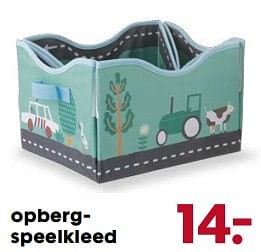 Aanbiedingen Opbergspeelkleed - Huismerk - Hema - Geldig van 06/11/2017 tot 05/12/2017 bij Hema