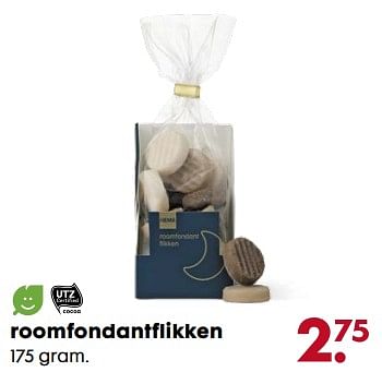Aanbiedingen Roomfondantflikken - Huismerk - Hema - Geldig van 06/11/2017 tot 05/12/2017 bij Hema