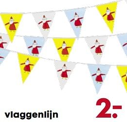 Aanbiedingen Vlaggenlijn - Huismerk - Hema - Geldig van 06/11/2017 tot 05/12/2017 bij Hema