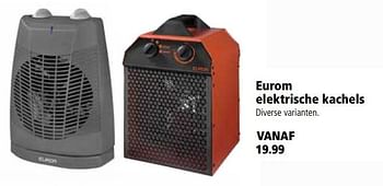 Aanbiedingen Eurom elektrische kachels diverse varianten - Eurom - Geldig van 06/11/2017 tot 19/11/2017 bij Welkoop