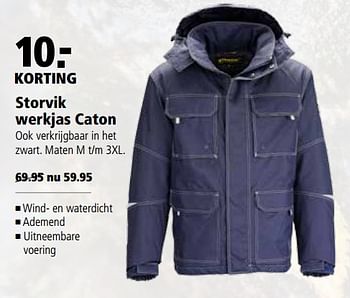 Aanbiedingen Storvik werkjas caton - StÃ¸rvik - Geldig van 06/11/2017 tot 19/11/2017 bij Welkoop