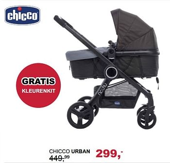 Aanbiedingen Chicco urban - Chicco - Geldig van 29/10/2017 tot 18/11/2017 bij Baby & Tiener Megastore