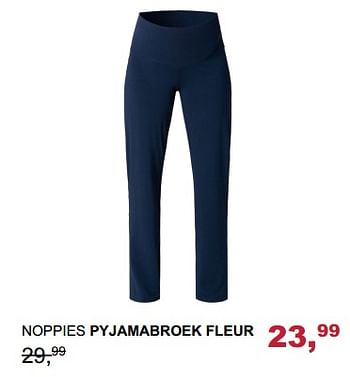 Aanbiedingen Noppies pyjamabroek fleur - Noppies - Geldig van 29/10/2017 tot 18/11/2017 bij Baby & Tiener Megastore