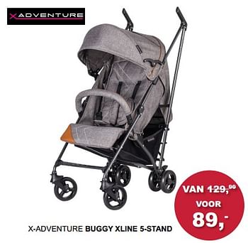 Aanbiedingen X-adventure buggy xline 5-stand - Xadventure - Geldig van 29/10/2017 tot 18/11/2017 bij Baby & Tiener Megastore