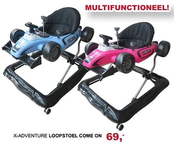 Aanbiedingen X-adventure loopstoel come on - Xadventure - Geldig van 29/10/2017 tot 18/11/2017 bij Baby & Tiener Megastore
