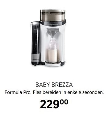 Aanbiedingen Baby brezza formula pro. fles bereiden in enkele seconden - Babybrezza - Geldig van 27/10/2017 tot 20/11/2017 bij Babypark
