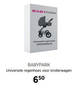 Aanbiedingen Babypark universele regenhoes voor kinderwagen - Huismerk - Babypark - Geldig van 27/10/2017 tot 20/11/2017 bij Babypark
