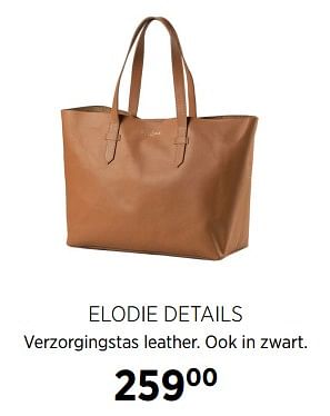 Aanbiedingen Elodie details verzorgingstas leather. ook in zwart - Elodie Details - Geldig van 27/10/2017 tot 20/11/2017 bij Babypark