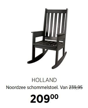 Aanbiedingen Holland noordzee schommelstoel - Huismerk - Babypark - Geldig van 27/10/2017 tot 20/11/2017 bij Babypark