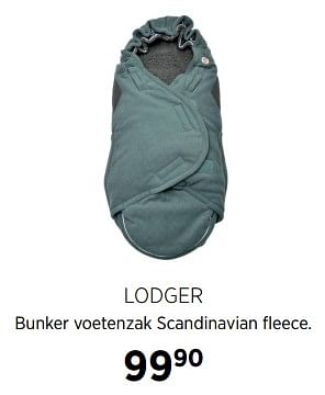 Aanbiedingen Lodger bunker voetenzak scandinavian fleece - Lodger - Geldig van 27/10/2017 tot 20/11/2017 bij Babypark