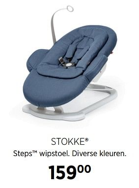 Aanbiedingen Stokke steps wipstoel. diverse kleuren - Stokke - Geldig van 27/10/2017 tot 20/11/2017 bij Babypark