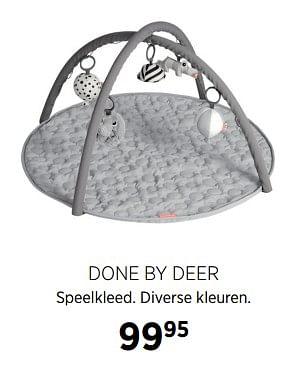 Aanbiedingen Done by deer speelkleed. diverse kleuren - Huismerk - Babypark - Geldig van 27/10/2017 tot 20/11/2017 bij Babypark