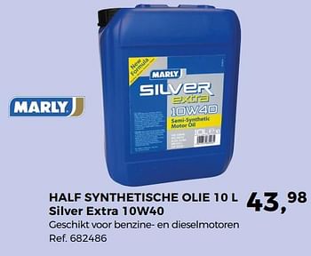 Aanbiedingen Half synthetische olie 10 l silver extra 10w40 - Marly - Geldig van 07/11/2017 tot 05/12/2017 bij Supra Bazar