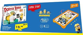 Aanbiedingen Kinderspel dokter bibber minions versie - Hasbro - Geldig van 07/11/2017 tot 05/12/2017 bij Supra Bazar