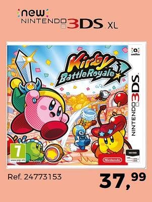 Aanbiedingen Kirby battle royale - Nintendo - Geldig van 07/11/2017 tot 05/12/2017 bij Supra Bazar