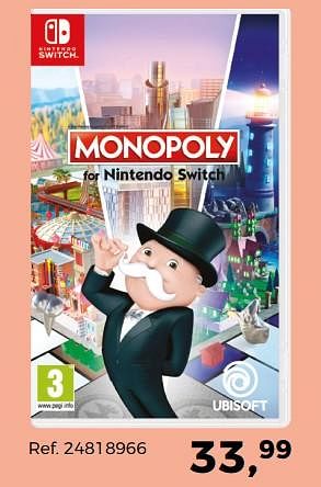 Aanbiedingen Monopoly - Nintendo - Geldig van 07/11/2017 tot 05/12/2017 bij Supra Bazar