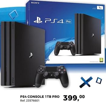 Aanbiedingen Sony ps4 console 1tb pro - Sony - Geldig van 07/11/2017 tot 05/12/2017 bij Supra Bazar