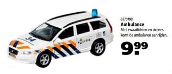 Aanbiedingen Ambulance - Huismerk - Marskramer - Geldig van 26/10/2017 tot 06/12/2017 bij Marskramer
