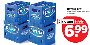 Aanbiedingen Bavaria krat - Bavaria - Geldig van 29/10/2017 tot 04/11/2017 bij Plus