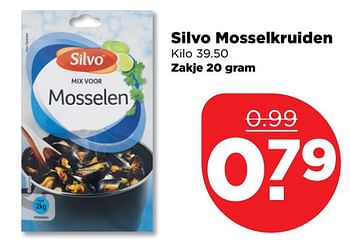 Aanbiedingen Silvo mosselkruiden - Silvo - Geldig van 29/10/2017 tot 04/11/2017 bij Plus