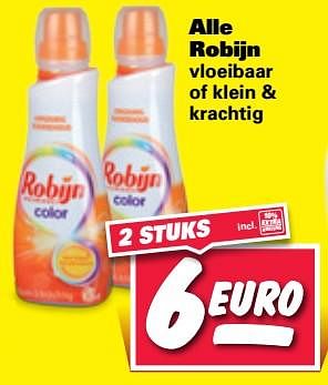 Aanbiedingen Alle robijn vloeibaar of klein + krachtig - Robijn - Geldig van 30/10/2017 tot 05/11/2017 bij Nettorama