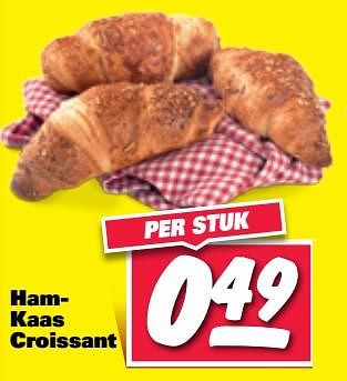 Aanbiedingen Hamkaas croissant - Huismerk - Nettorama - Geldig van 30/10/2017 tot 05/11/2017 bij Nettorama