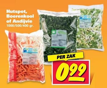 Aanbiedingen Hutspot, boerenkool of andijvie - Huismerk - Nettorama - Geldig van 30/10/2017 tot 05/11/2017 bij Nettorama