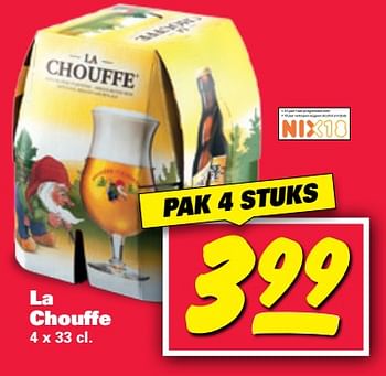 Aanbiedingen La chouffe - La Chouffe - Geldig van 30/10/2017 tot 05/11/2017 bij Nettorama