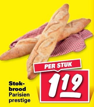 Aanbiedingen Stokbrood - Huismerk - Nettorama - Geldig van 30/10/2017 tot 05/11/2017 bij Nettorama