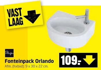 Aanbiedingen Fonteinpack orlando - Plieger - Geldig van 30/10/2017 tot 05/11/2017 bij Formido