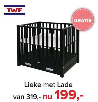 Aanbiedingen Lieke met lade - TWF - Geldig van 30/10/2017 tot 09/12/2017 bij Baby-Dump