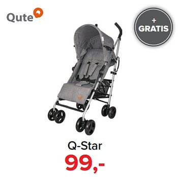 Aanbiedingen Q-star - Qute  - Geldig van 30/10/2017 tot 09/12/2017 bij Baby-Dump