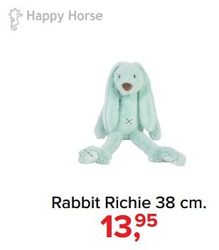 Aanbiedingen Rabbit richie 38 cm. - Happy Horse - Geldig van 30/10/2017 tot 09/12/2017 bij Baby-Dump
