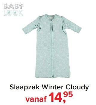 Aanbiedingen Slaapzak winter cloudy - Baby look - Geldig van 30/10/2017 tot 09/12/2017 bij Baby-Dump
