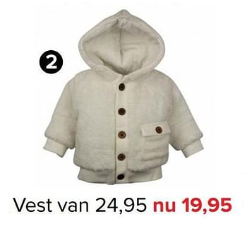 Aanbiedingen Vest - Dirkje Babywear - Geldig van 30/10/2017 tot 09/12/2017 bij Baby-Dump