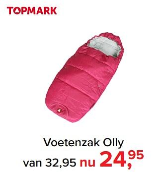Aanbiedingen Voetenzak olly - Topmark - Geldig van 30/10/2017 tot 09/12/2017 bij Baby-Dump