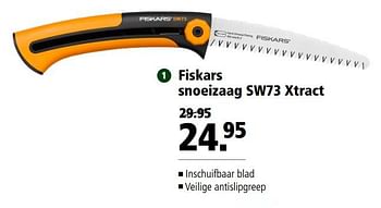 Aanbiedingen Fiskars snoeizaag sw73 xtract - Fiskars - Geldig van 23/10/2017 tot 05/11/2017 bij Welkoop
