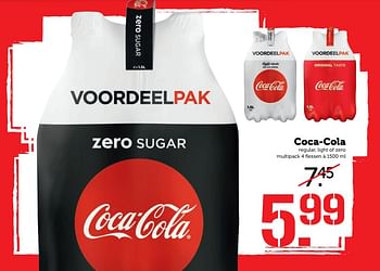 Aanbiedingen Coca-cola regular, light of zero - Coca Cola - Geldig van 30/10/2017 tot 05/11/2017 bij Coop