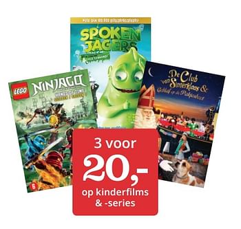Aanbiedingen 3 voor op kinderfilms + -series - Huismerk - Bol - Geldig van 24/11/2017 tot 05/12/2017 bij Bol