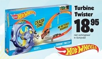 Aanbiedingen Turbine twister - Hot Wheels - Geldig van 23/10/2017 tot 12/11/2017 bij Van Cranenbroek