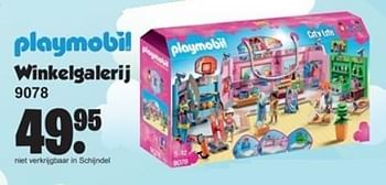 Aanbiedingen Winkelgalerij - Playmobil - Geldig van 23/10/2017 tot 12/11/2017 bij Van Cranenbroek