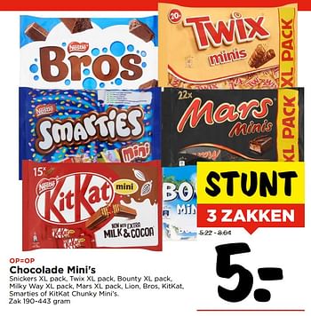 Aanbiedingen Chocolade mini`s - Huismerk Vomar - Geldig van 05/11/2017 tot 11/11/2017 bij Vomar