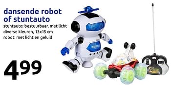 Aanbiedingen Dansende robot of stuntauto - Huismerk - Action - Geldig van 01/11/2017 tot 07/11/2017 bij Action