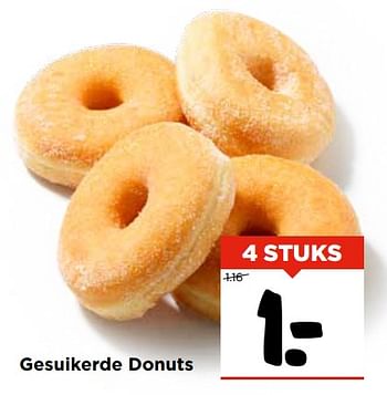 Aanbiedingen Gesuikerde donuts - Huismerk Vomar - Geldig van 05/11/2017 tot 11/11/2017 bij Vomar