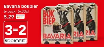 Aanbiedingen Bavaria bokbier - Bavaria - Geldig van 05/11/2017 tot 11/11/2017 bij Em-té